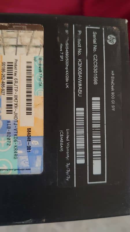 HP cpu ram hard 6