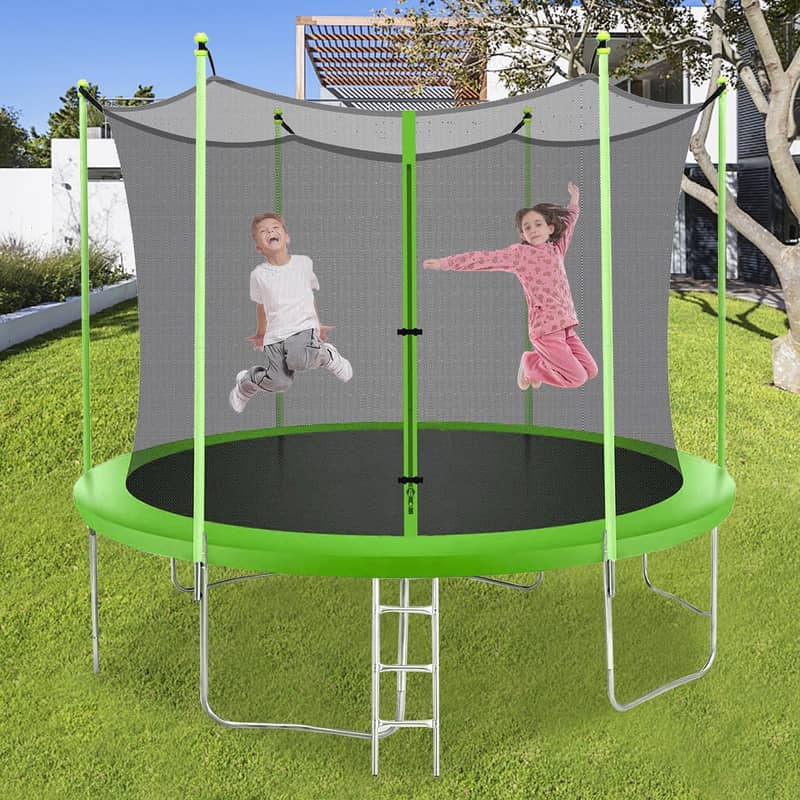Trampoline | Jumping Pad | Round Trampoline | Kids Toy|With safety net 8