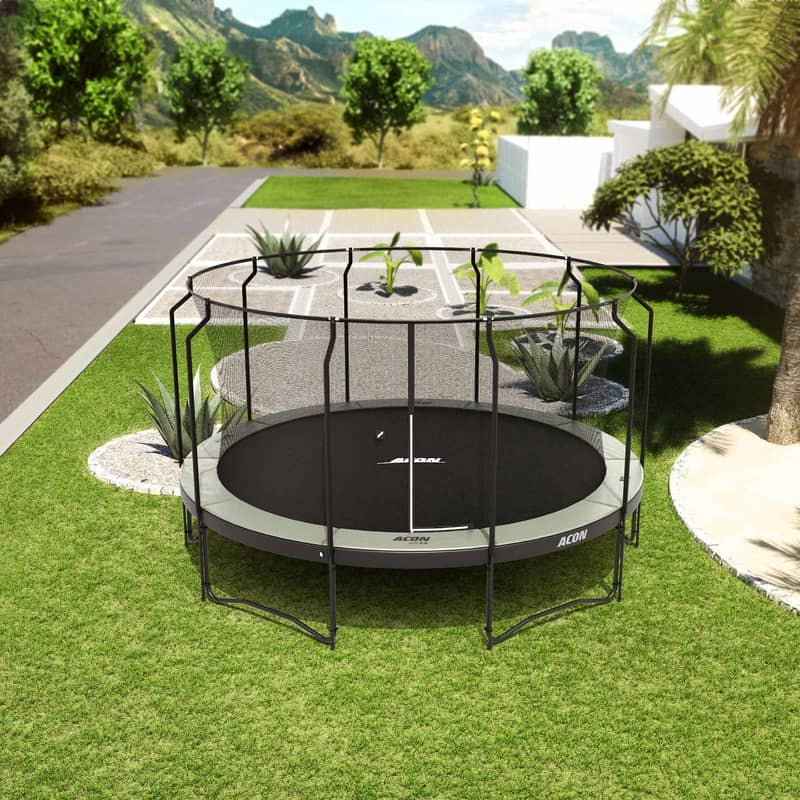 Trampoline | Jumping Pad | Round Trampoline | Kids Toy|With safety net 9
