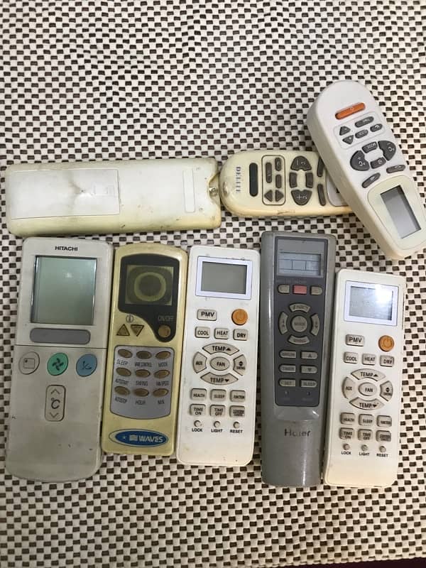 Original AC remotes (haier , kenwood, hitachi, waves, delite remote) 0