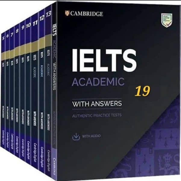 Cambridge English IELTS Academic 1 to 19 , 19 books set with audio 0