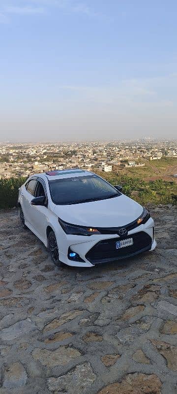 Toyota Corolla Altis Grande black interior 2024 2
