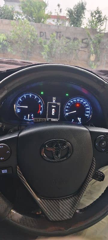 Toyota Corolla Altis Grande black interior 2024 6
