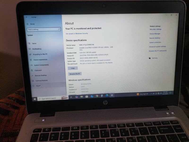 HP LAPTOP BRAND NEW SLIGHTLY USED FOR SALE 1