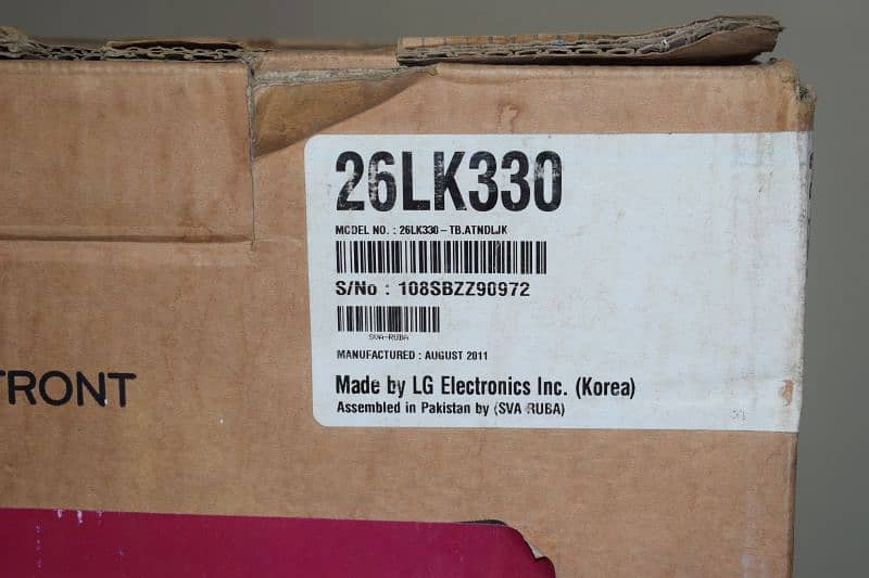 BRAND NEW CONDITION LG LED 26 INCHES. . . . GIFT 4