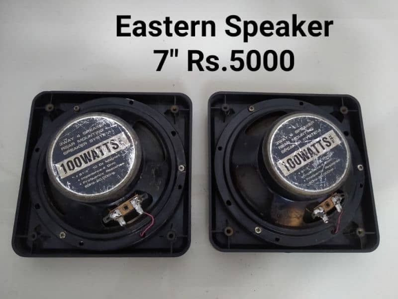 Kenwood,Sony, Hitachi, Aiwa,GE,Eastern,Creative,Logitech,Tokai Speaker 6