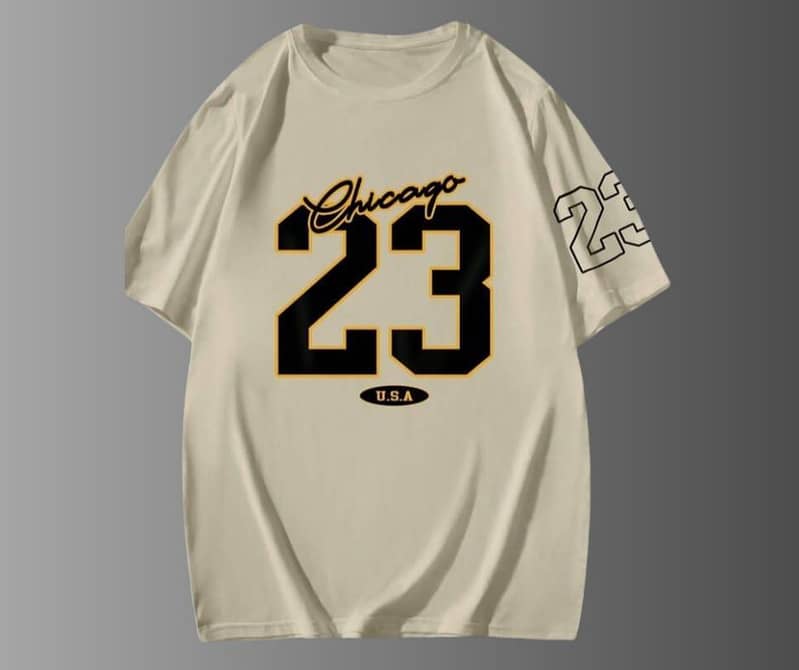 Men's Cotton Graphic Sublimation Round Neck T-Shirt - 1 Pc 0