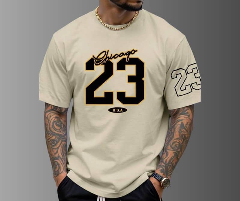 Men's Cotton Graphic Sublimation Round Neck T-Shirt - 1 Pc 2