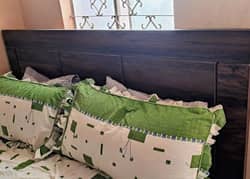 wooden bed for sale in Good condition urgent basis