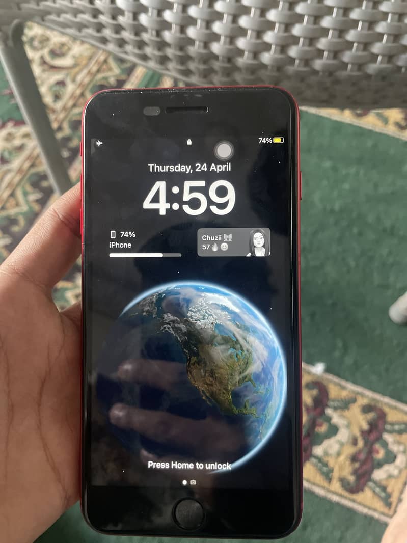 Ip 8 non pta All oky not open just back crack baki 10/9 1