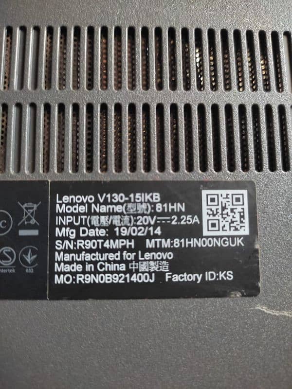 Lenovo Ideapad V130 Core i5 7th Gen, 12GB, 256GB SSD, 14″ FHD LED 6