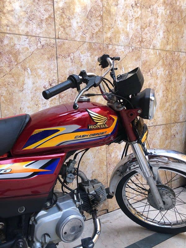 HONDA CD 70 2020 model 2021 registered FULL SAAF BIKE HAN 1