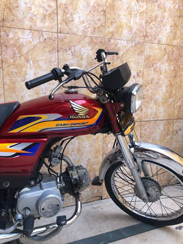 HONDA CD 70 2020 model 2021 registered FULL SAAF BIKE HAN 2