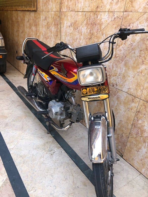 HONDA CD 70 2020 model 2021 registered FULL SAAF BIKE HAN 3