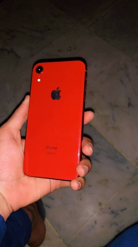 iPhone xr red colour PTA approved 64 gb bettery health 81 0