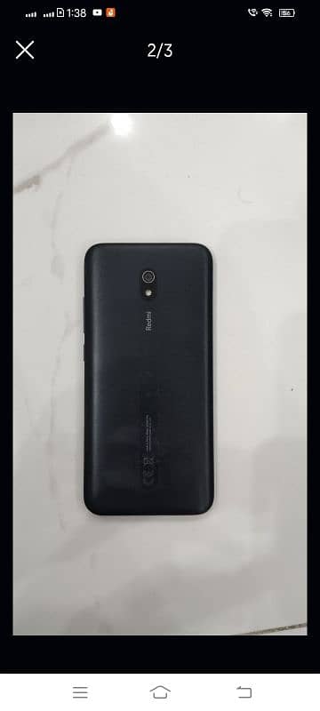 Redmi 8A (new condition) with box ,charger,wire 4