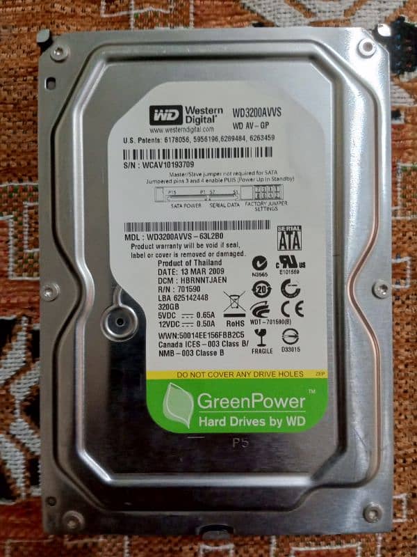 Western Digital Green power HDD 0