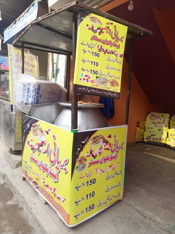 Biryani counter with 2 burners 0