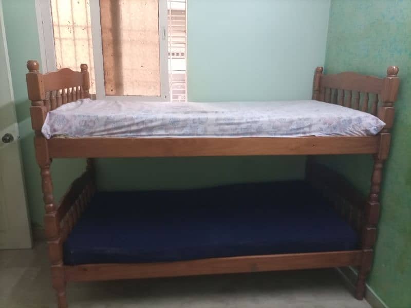 Double bed with mattress 0