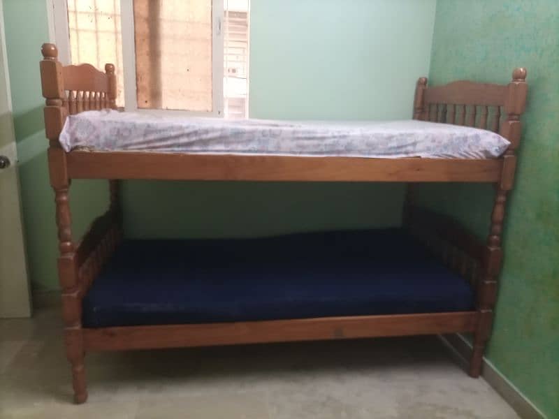 Double bed with mattress 2