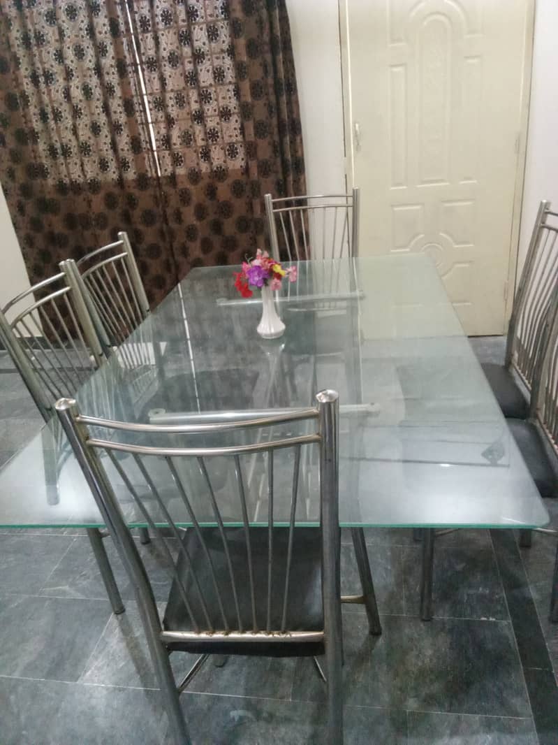 Dining table with 6 chairs 1
