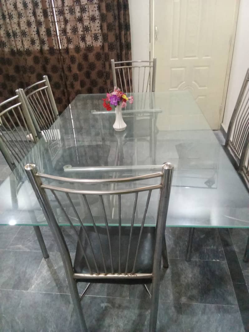 Dining table with 6 chairs 5