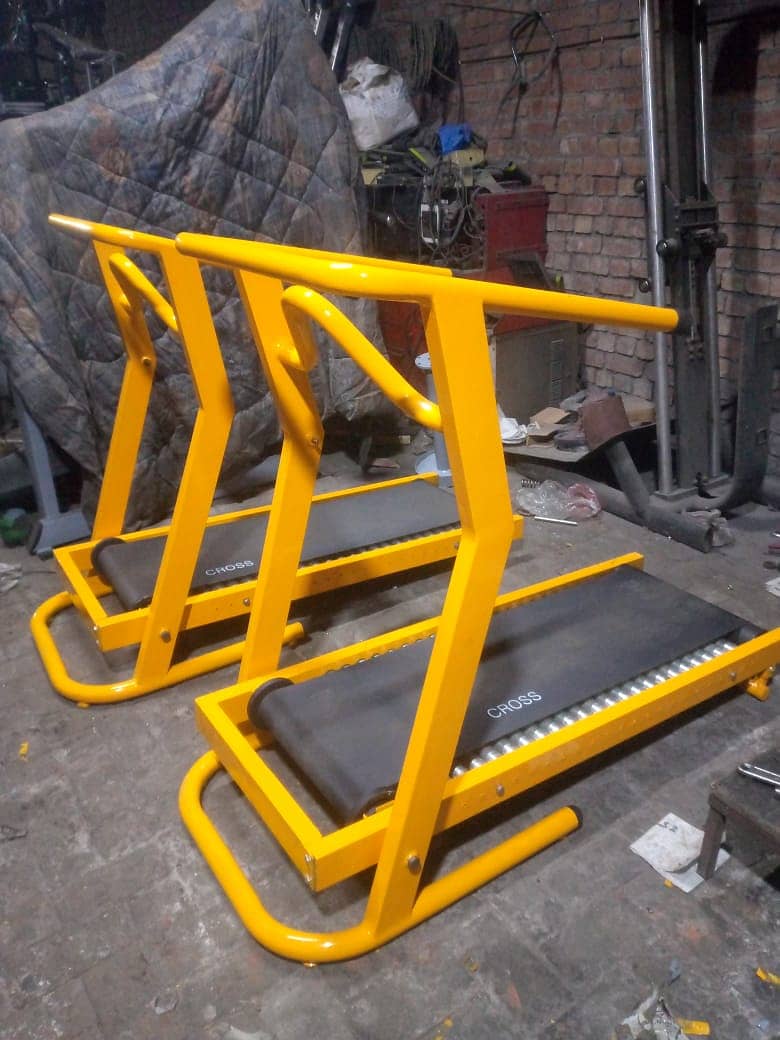 Weight Plates|Dummbells|Four Station|Full Gym setup|Treadmill 8