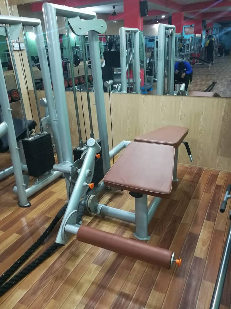 Weight Plates|Dummbells|Four Station|Full Gym setup|Treadmill 12