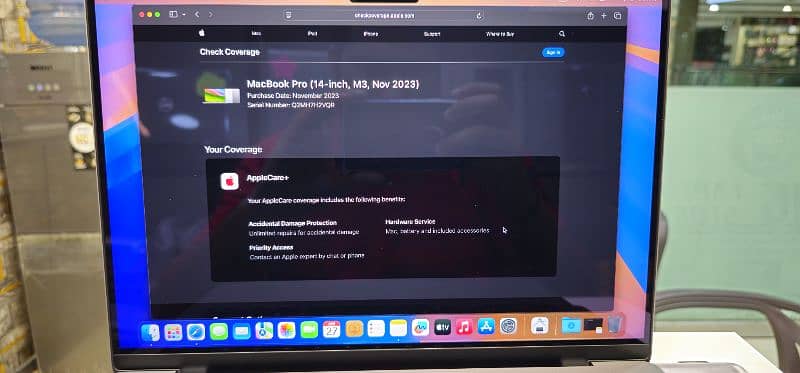 Macbook Pro 14inch M3 2023 8GB 512 19