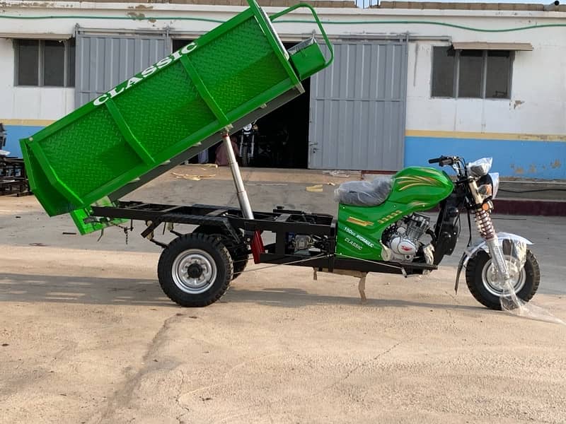 Classic 200cc Hydrulic jack loader rickshaw 3
