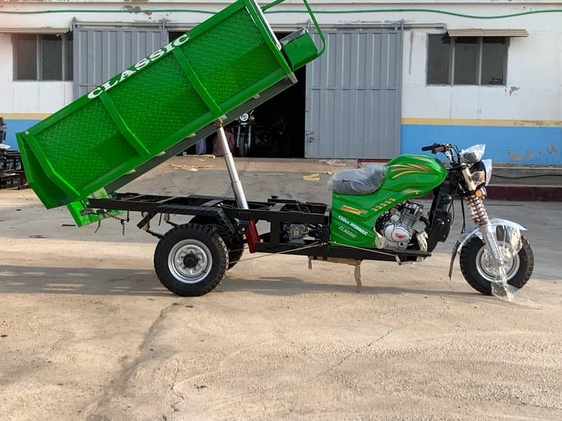 Classic 200cc Hydrulic jack loader rickshaw 6