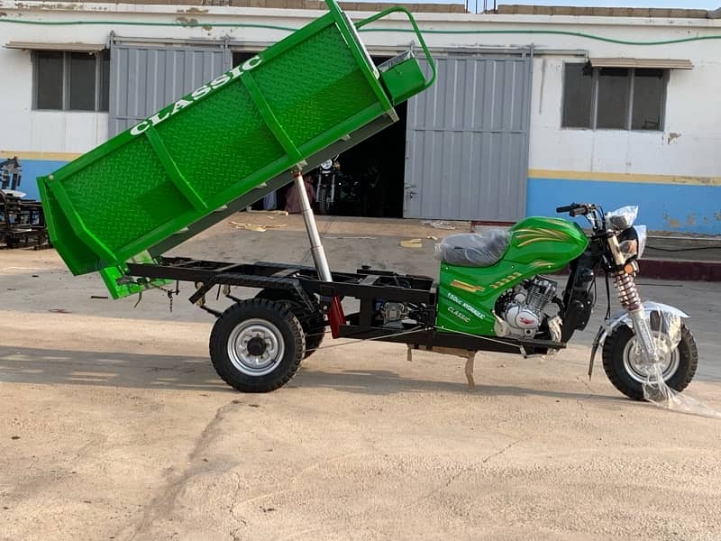 Classic 200cc Hydrulic jack loader rickshaw 8
