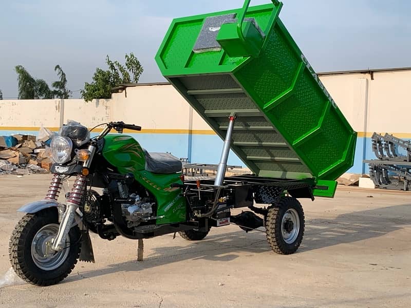 Classic 200cc Hydrulic jack loader rickshaw 9