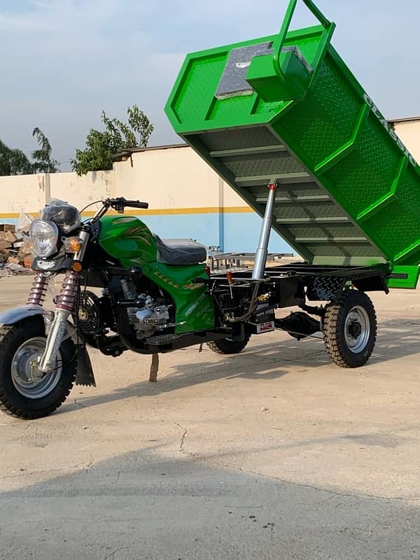 Classic 200cc Hydrulic jack loader rickshaw 10