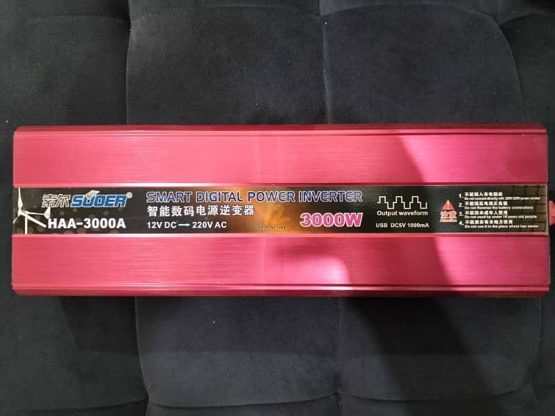 Suoer DC inverter 12V to 220V 3000watts 0