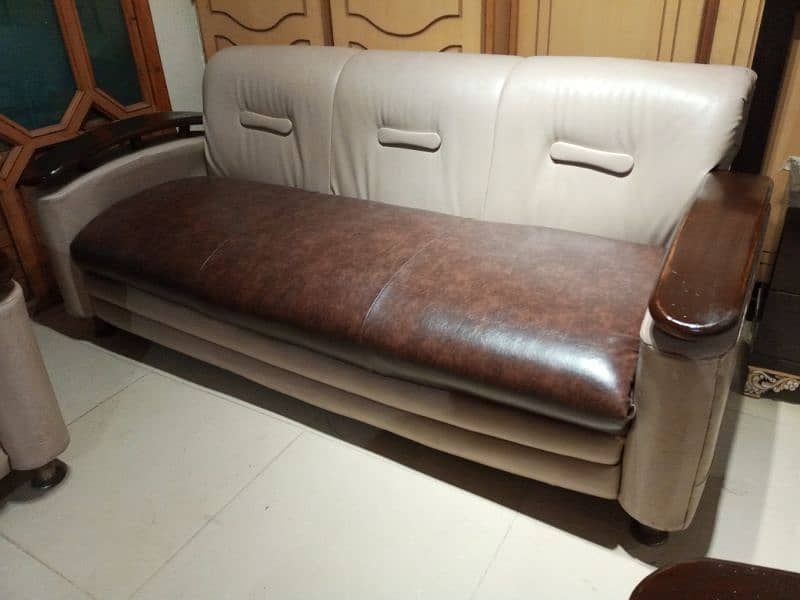 leather sofa set 3 1 1 7