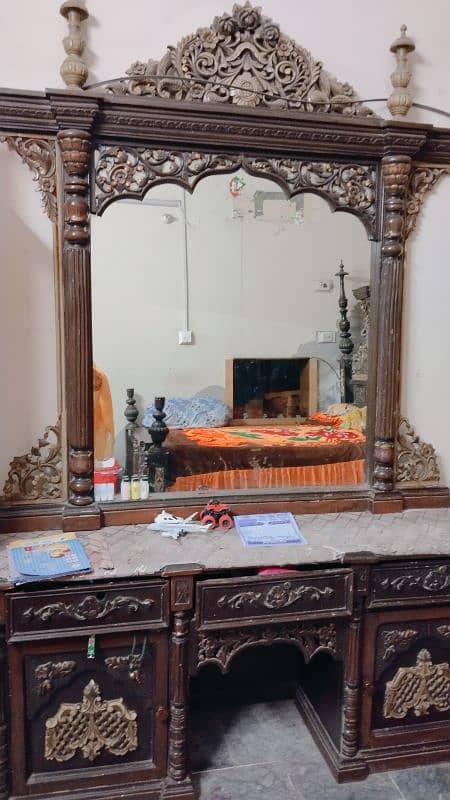 bed dressing side tables showcase for sale 2