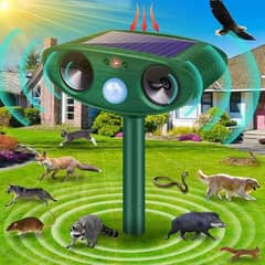 outdoor Solar birds Ultrasonic Animal Repeller Pest control waterproof