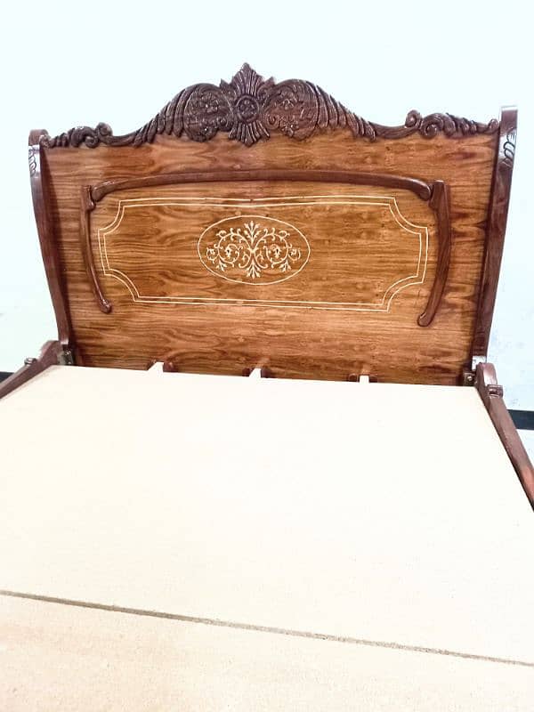 King Size bed set new condition Best for jahez 2