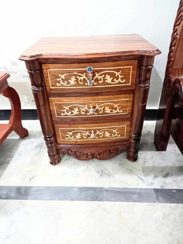 King Size bed set new condition Best for jahez 4