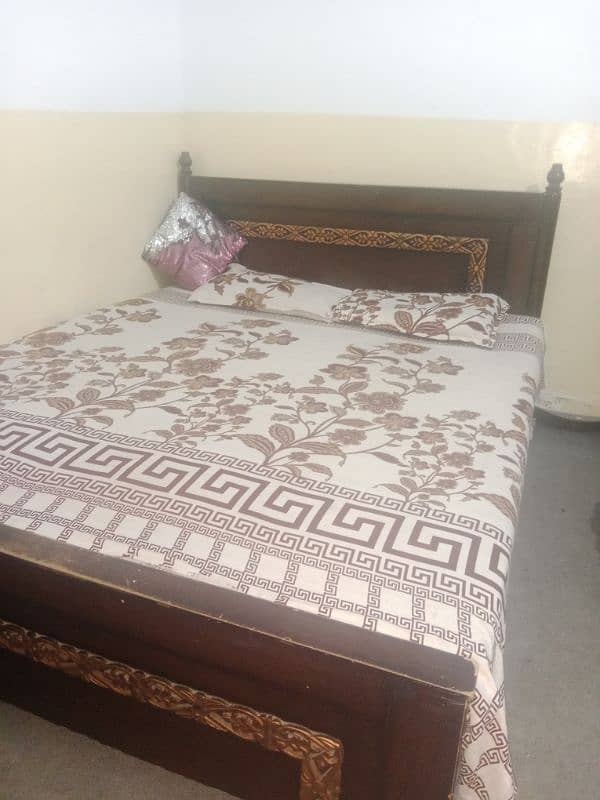 Double bed with mattress 3