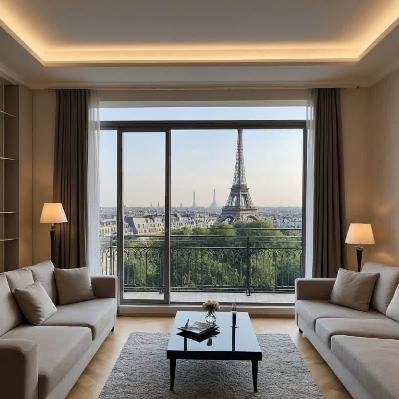 LUXURY STUDIO APARTMENT WITH EIFFLE VIEW AND LUXURY AMNITIES FOR SALE ON INVESTOR RATE 22