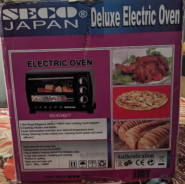 Deluxe Electronic Oven - Sego Japan SG-04517 (1300W) 2