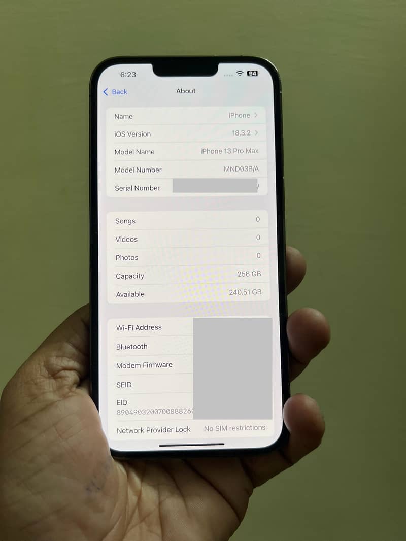 iPhone 13 Pro Max 256GB Approved 13
