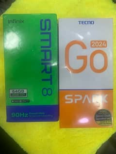techno spark go 2024 and smart 8
