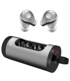 TWS Bluetooth Earbuds with Charging Case - Smart Headset (Black Color)