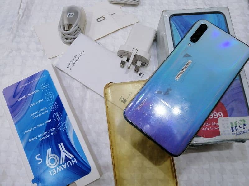 Huawei y9s pop up camera 6gb ram 128gb rom 6