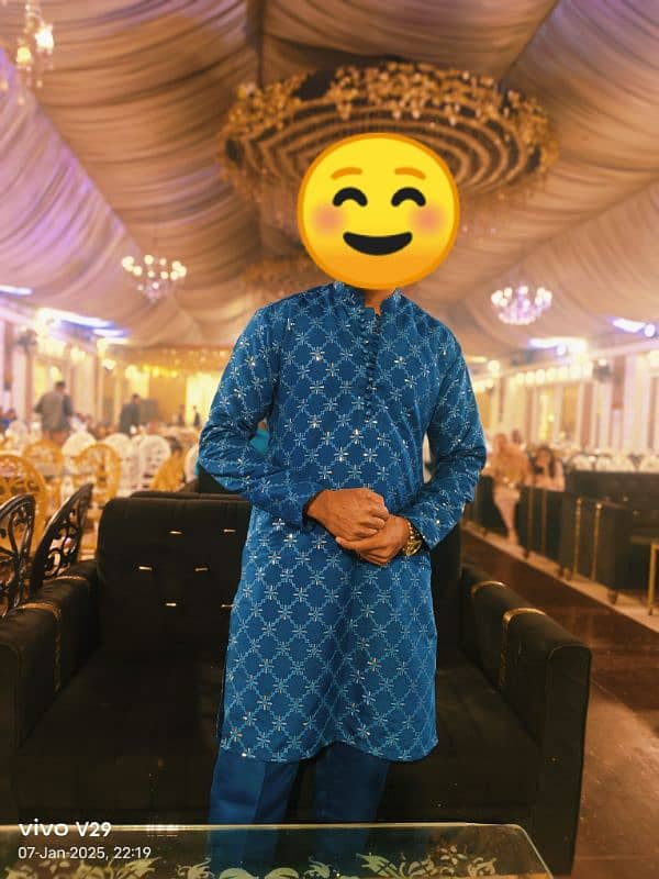 Kurta Pajama And Shoes 0