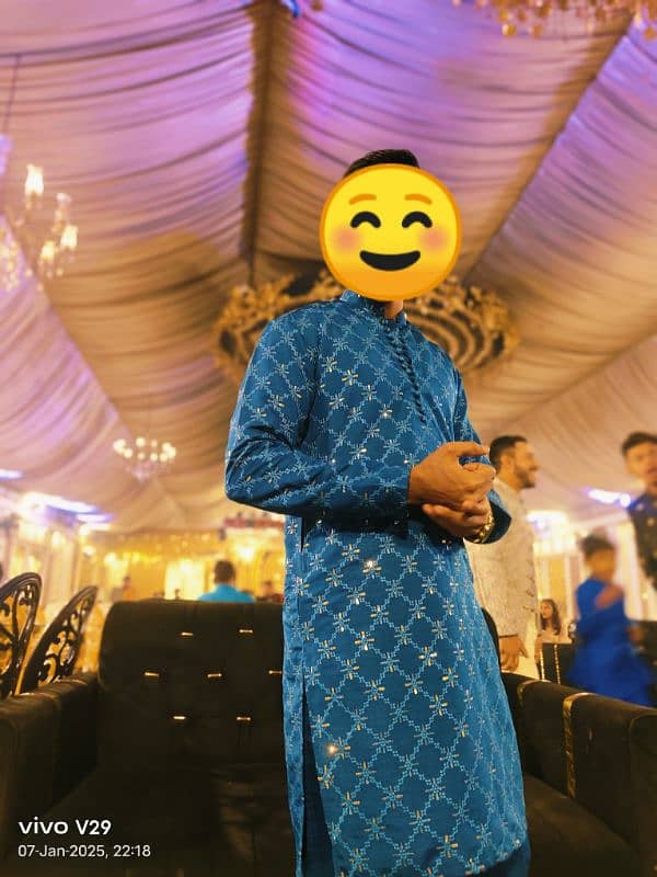 Kurta Pajama And Shoes 1