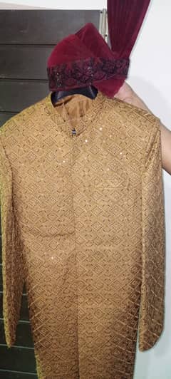 Designer Sherwani and Kulla